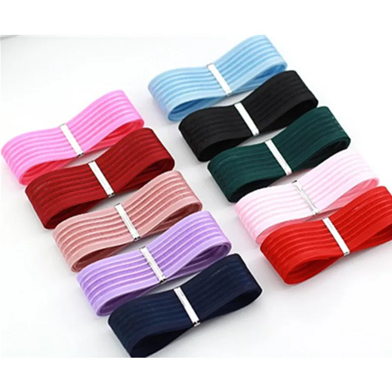 25 мм/2 5 см Высокое качество полосатая пряжа ленты ручной работы ребристая Лента