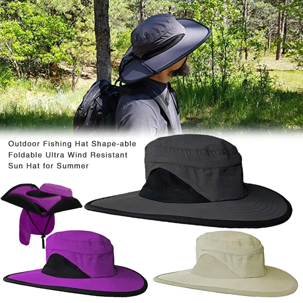 3 вида цветов новинка уличная рыболовная шляпа зонт складная