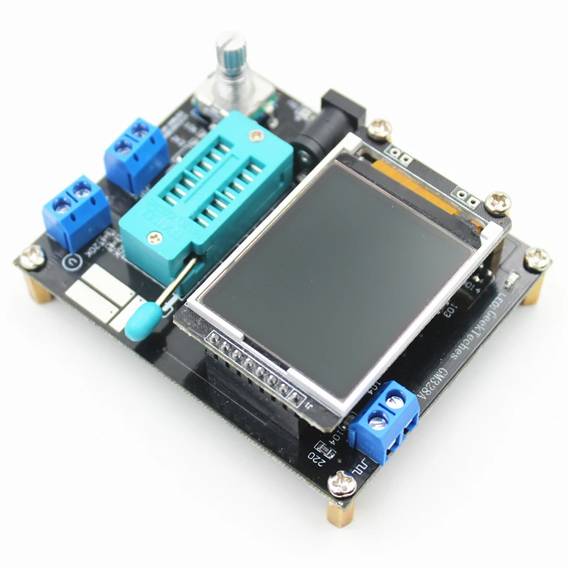 Full Assembled LCD GM328A Transistor Tester Diode Capacitance ESR Voltage Frequency Meter PWM Square Wave Signal Generator SMT |