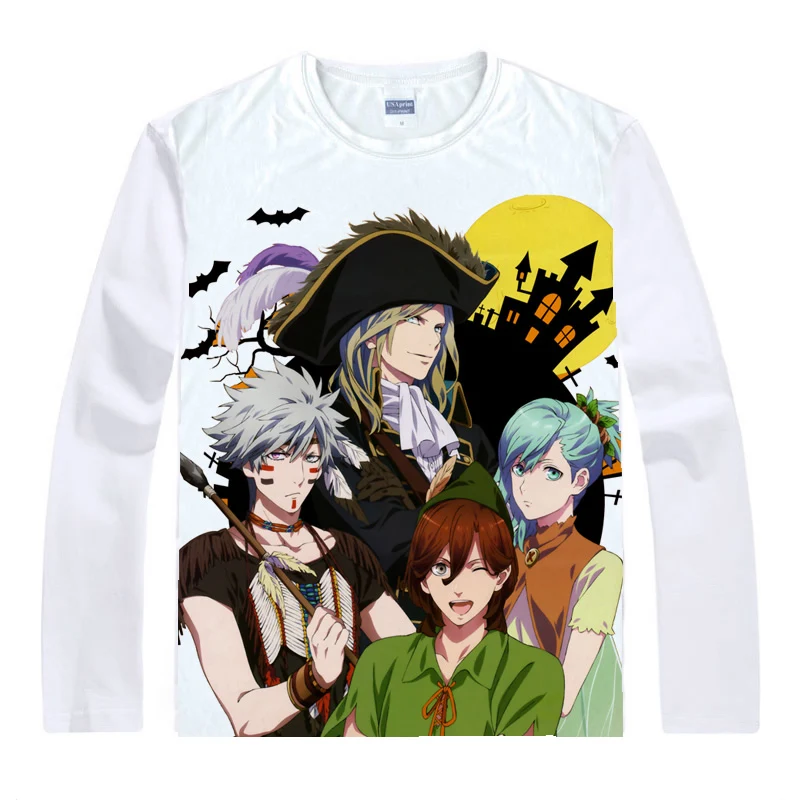 Футболки Uta no Prince-sama футболки с длинным рукавом в разных стилях рубашки принцами