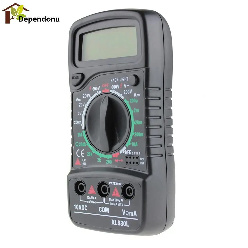 Портативный цифровой мультиметр с ЖК-дисплеем измеритель напряжения