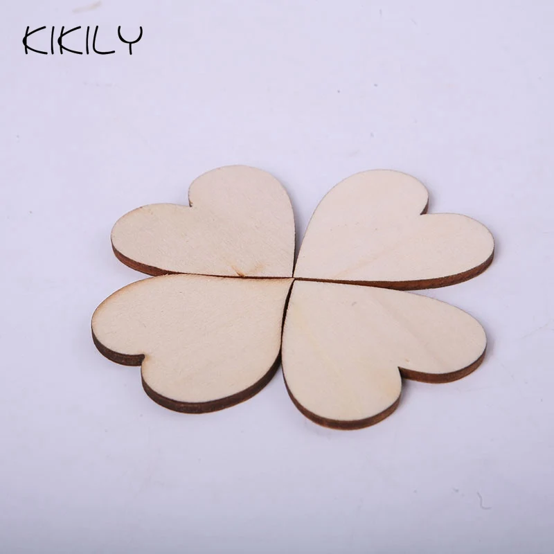 10 мм/20 мм деревянная нашивка в форме сердца любовь декоративная стружка DIY