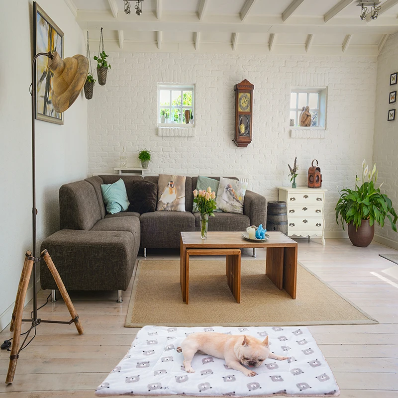 Hoomall мягкий коврик для собак, домашний коврик, теплое зимнее плюшевое уютное гнездо для маленьких средних и больших размеров, Конура для собаки, мягкая собака, щенок, кошки, теплая кровать