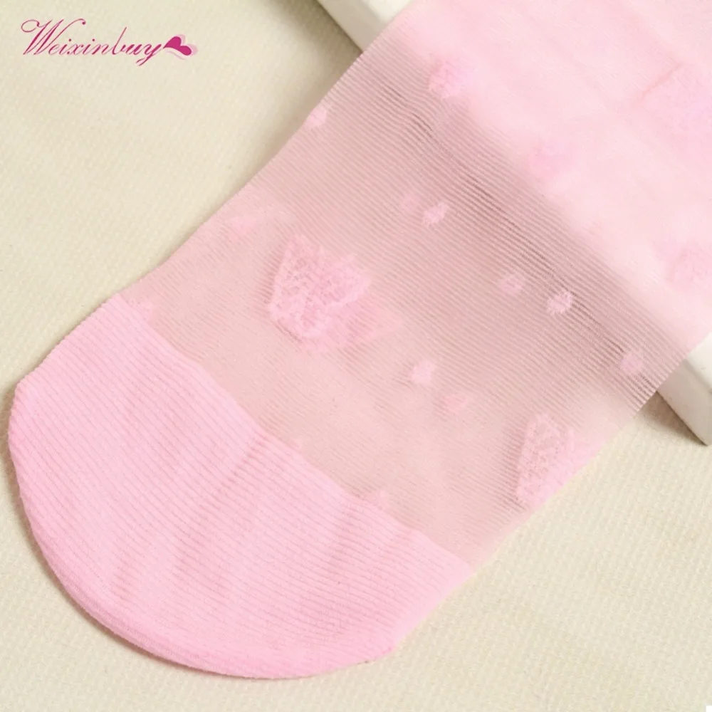 

Children Lace Knee High Sock Baby Girls Summer Thin Breathable Knee Hight Socks Solid Long Over Knee Socks