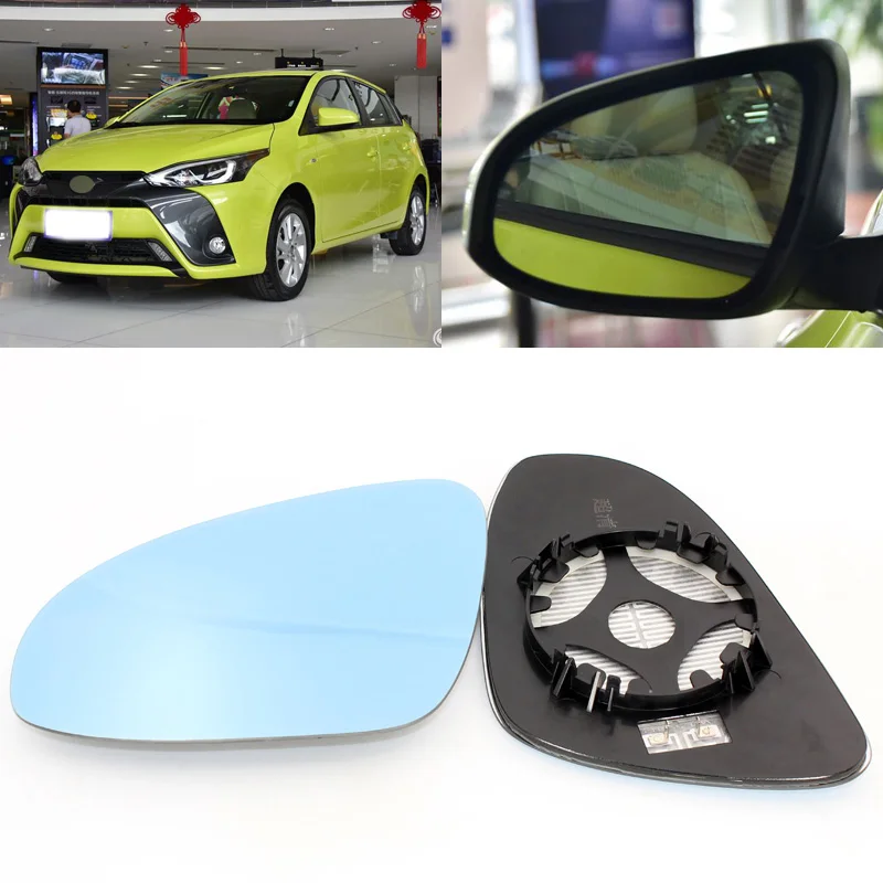 

Зеркало бокового вида для Toyota YARiS L 2014-2017, синее стекло с подогревом основания, 1 пара