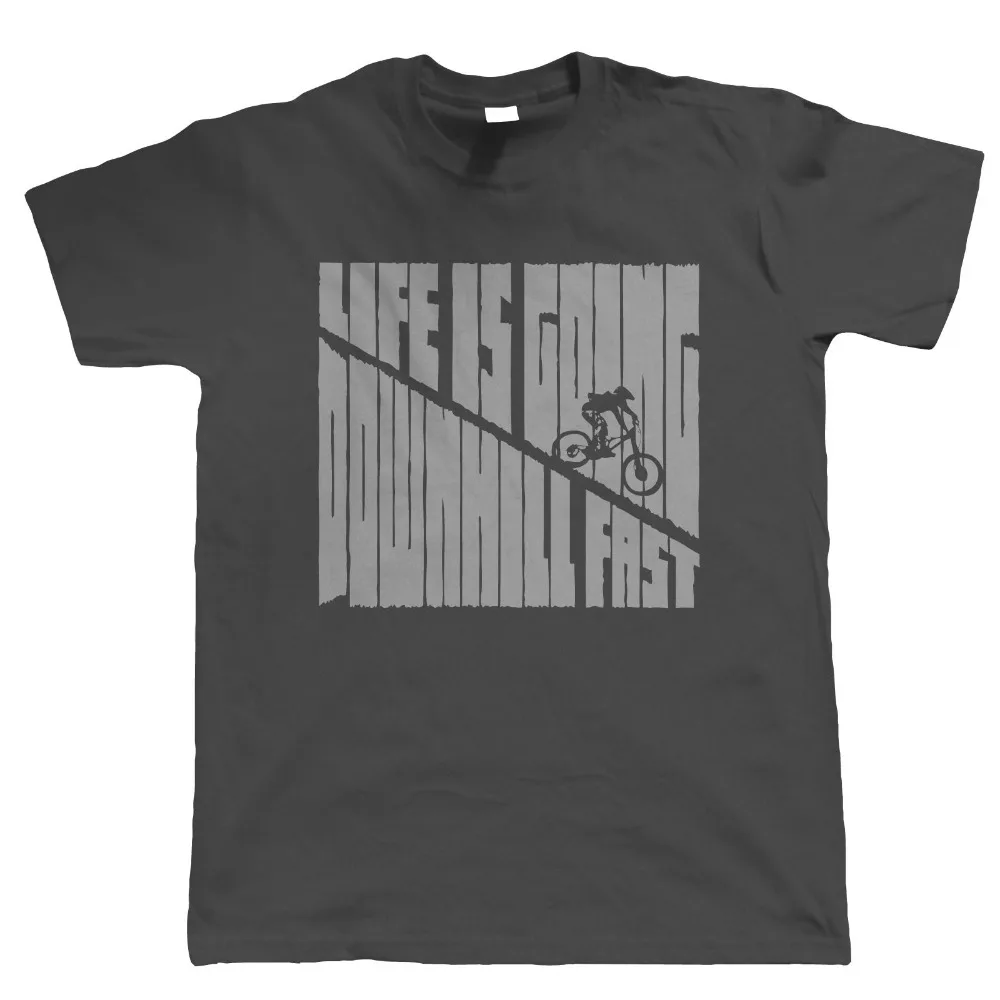 Мужская футболка с Горным байкером Спортивная Mtb летняя повседневная недорогие