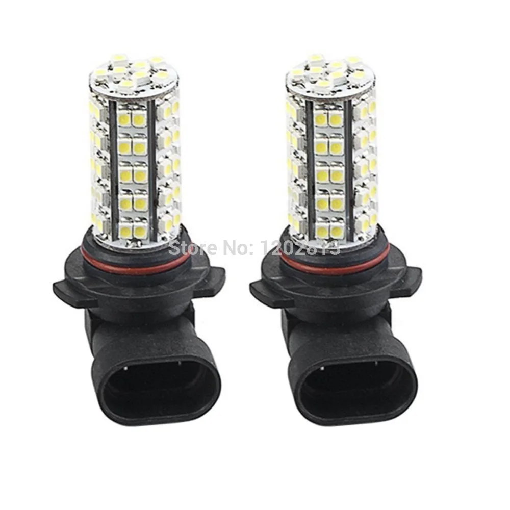 2 шт. светодиодный упаковка Автомобильные светодиодные лампы 9006/HB4 68 SMD