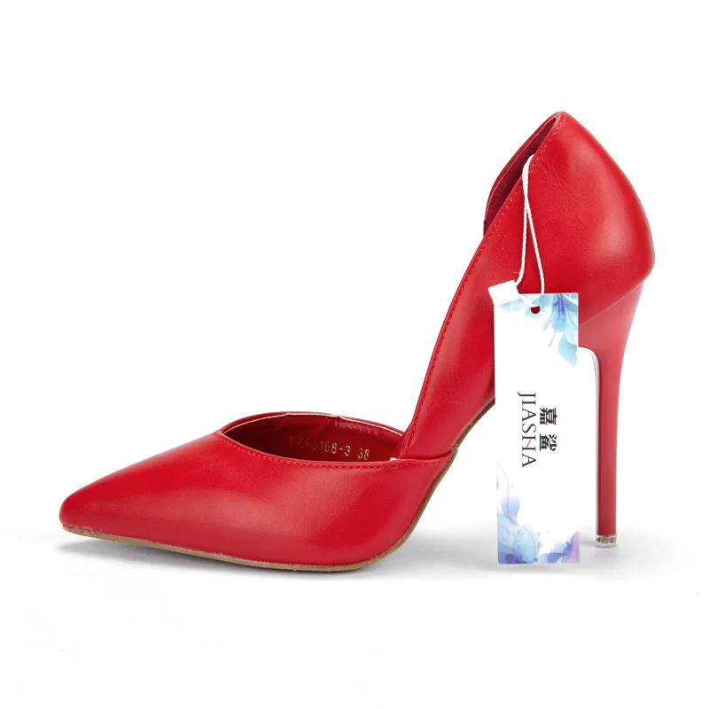 Women shoes 2019 New arrival Super high heel women pumps pointed hollow shallow mouth woman | Обувь