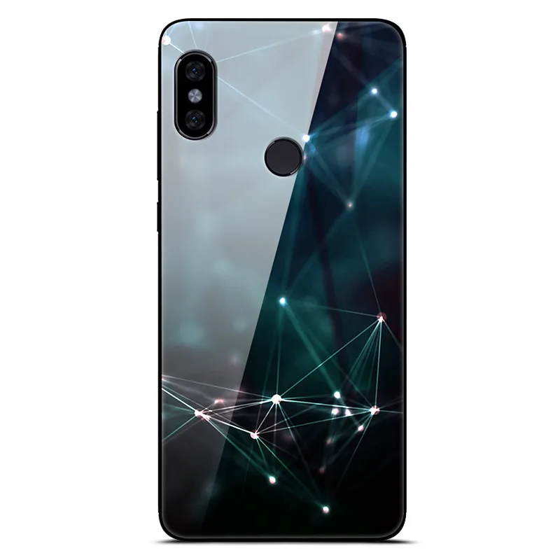 Чехол из закаленного стекла для Xiaomi Redmi Note 5, чехол с изображением планеты космос, стеклянный чехол на заднюю панель для Xiomi Redmi Note 5 Pro Redmi note5, 64 ГБ, 32 ГБ - Цвет: 25