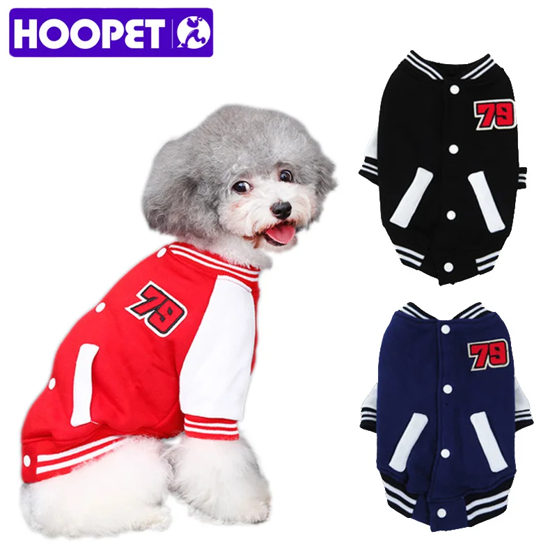 HOOPET/Модная одежда для домашних животных спортивная щенков и кошек крутая