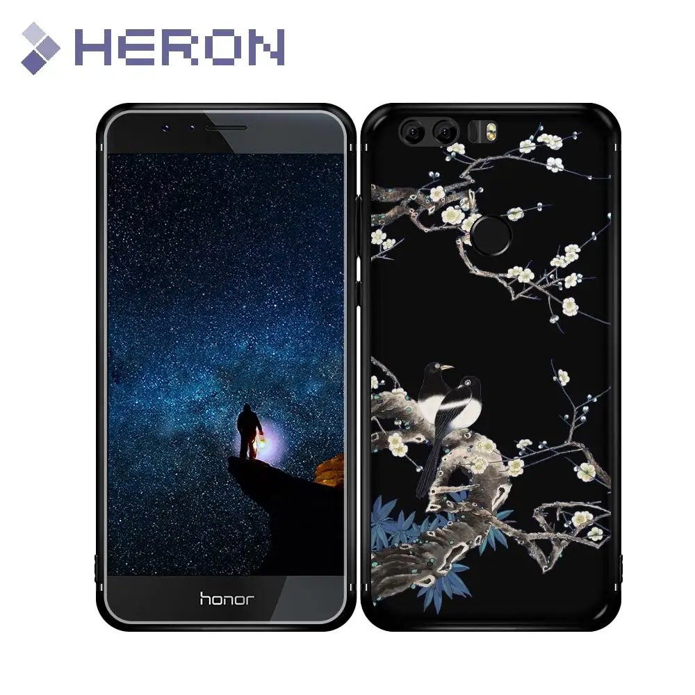 New Super UltraThin TPU Mate Silicon black Soft Phone hot Case For Huawei Honor 8 9 i Lite V9 V10 beautiful Shell Back Cover Bag |