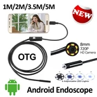 HD 720P 8 мм Android USB эндоскоп 2 Мп камера 1 м 2 м 3,5 м 5 м IP67 Водонепроницаемый змеевик инспекция Android OTG USB бороскоп камера