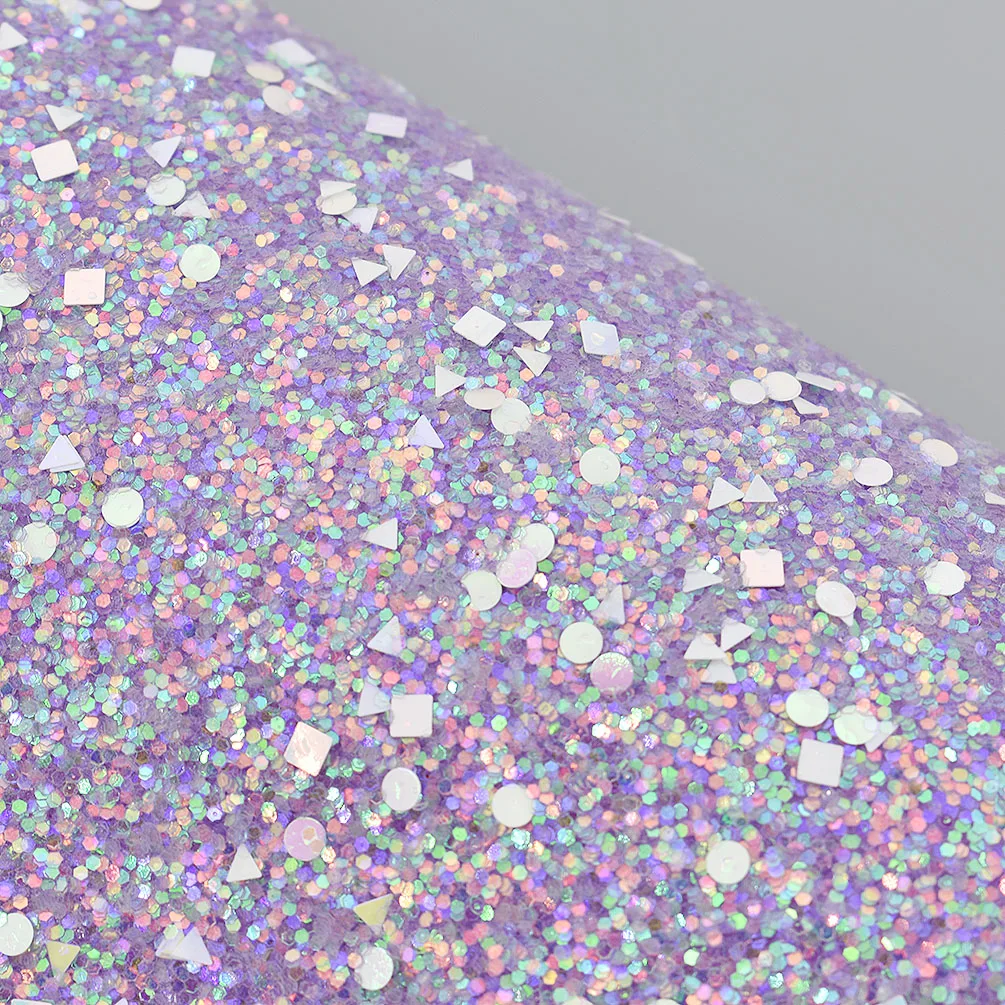 Лист из искусственной кожи с блестками Размер A4 21x29 см | Дом и сад