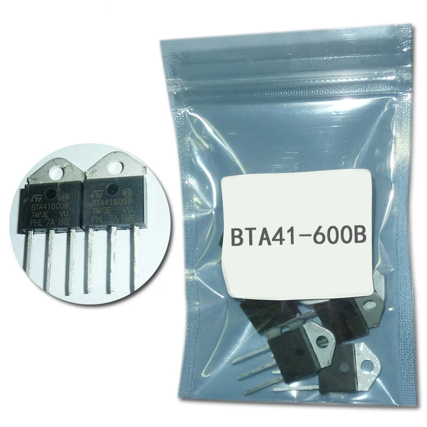 

5PCS BTA41-600B TO-247 BTA41-600 Triac 600V 40A BTA41600B BTA41600 BTA41 40A new original