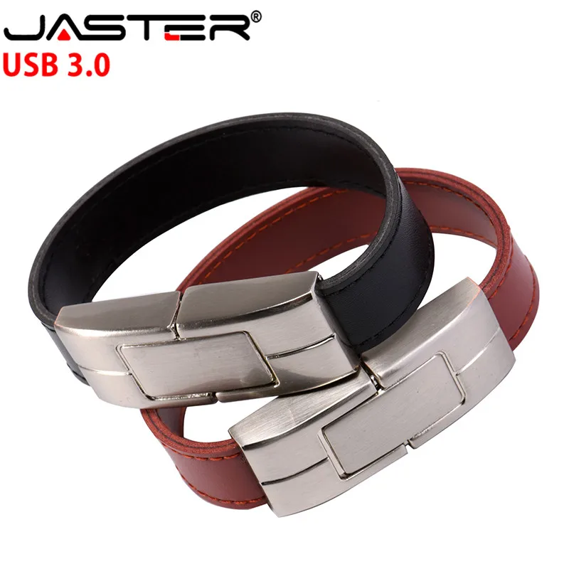 

JASTER usb3.0 new style Brown/Black Leather Model 4GB 8GB 16GB 32GB 64GB memory flash stick pen drive a good gift free shipping