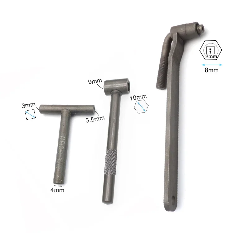 

3pcs/Set Motorcycle Engine Valve Screw Adjusting Spanner 8mm 9mm 10mm Hexagon Square Valve clearance adjustment Tool