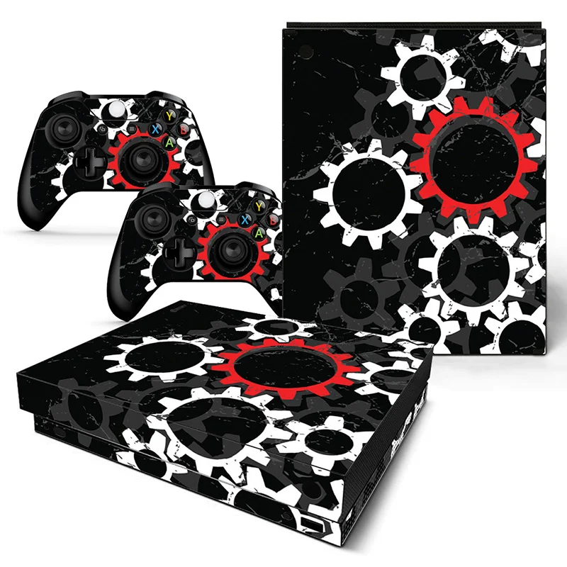 TN06-5098 GOOYIYO-для microsoft xbox ONE X наклейка геймерская консоль контроллеры виниловая наклейка DIY персональная мультяшная кожа xbox ONE X наклейка - Цвет: TN06-5098