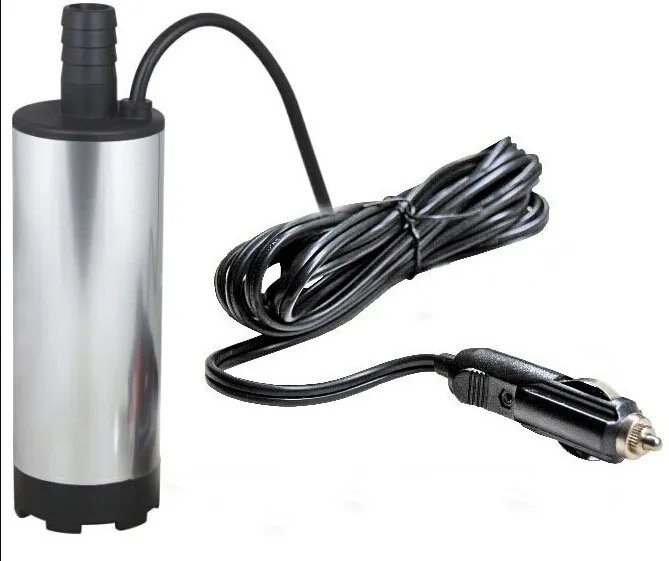 12V and 24v DC MINI Diesel Fuel Water Oil Car Camping fishing Submersible Transfer Pump Wholesale 38 mm Free Shipping