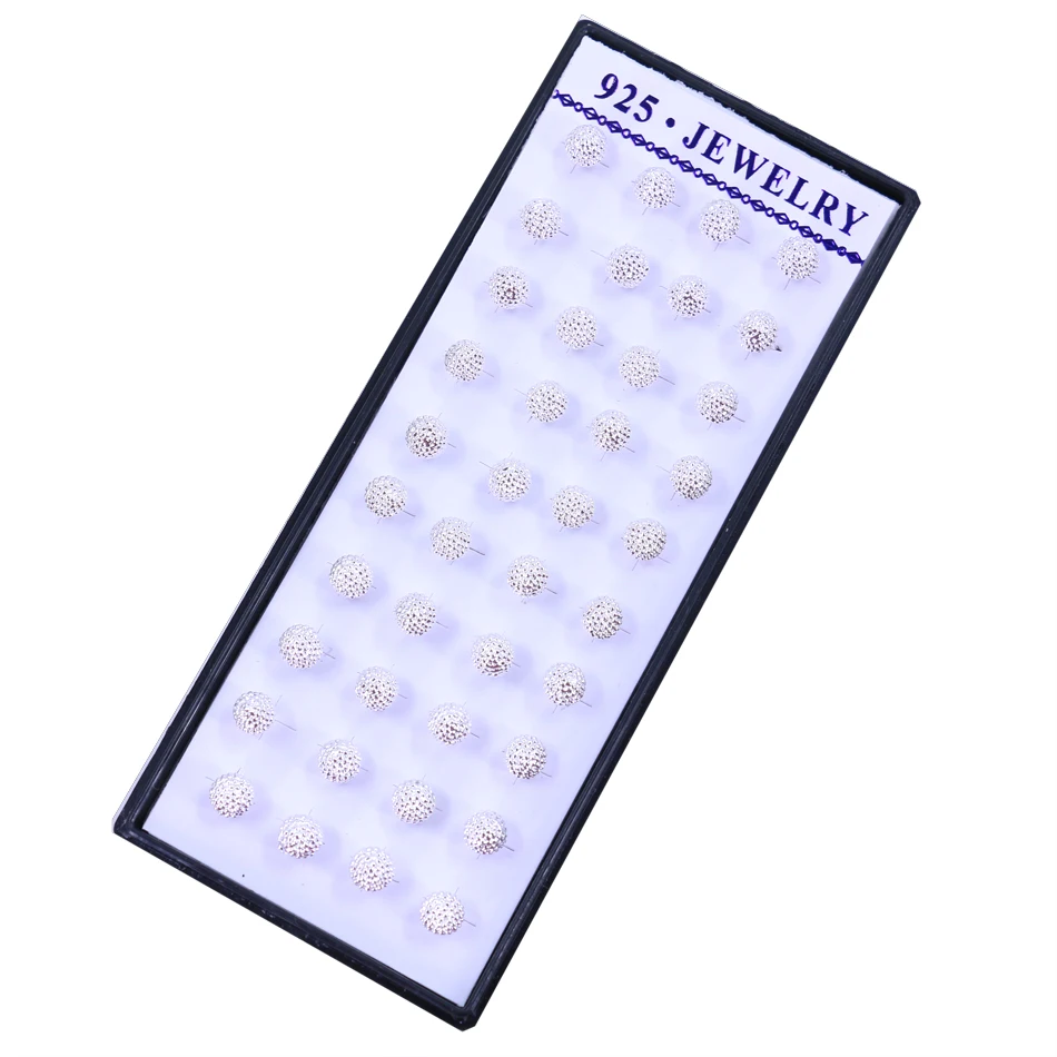 Бесплатная доставка модные ювелирные украшения 5 мм 6 мини-серьги-гвоздики с