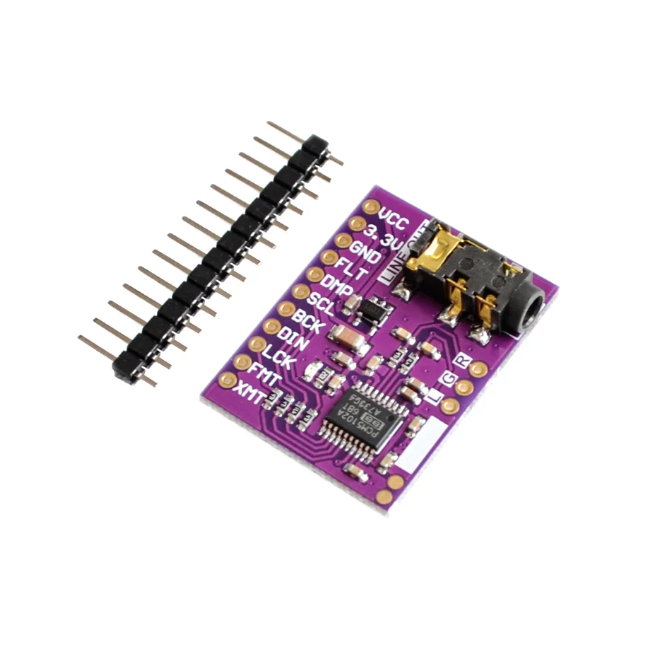PCM5102A DAC звуковая плата pHAT 3 5 мм стерео джек 24 бит цифровой аудио модуль для Raspberry Pi