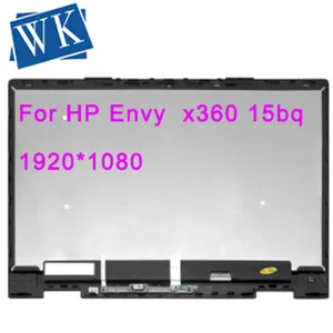 15 6 led lcd touch screen assemblyframe for hp envy x360 15 bq series 15 bq102ng 15 bq075nr 15 bq100nl free global shipping