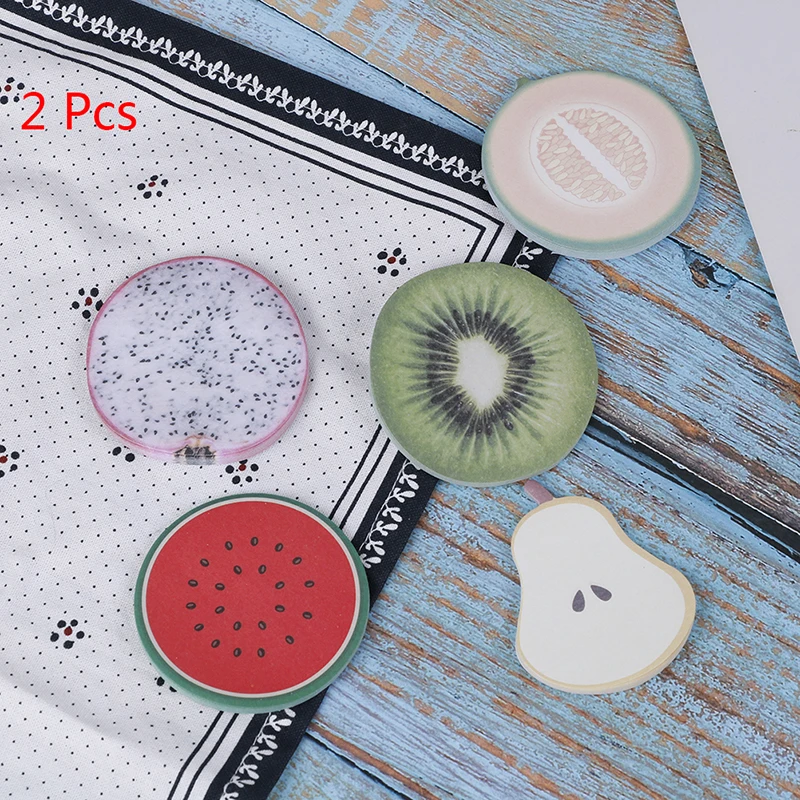 2 Pcs Fruit Memo Pad Sticky Notes Notepad Bookmark Paper Sticker Office Supply hot | Канцтовары для офиса и дома