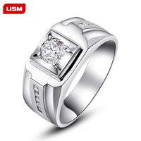 lovers adjustable crystal rings set stainless steel love wedding couple open ring party engagement charm jewelry women men