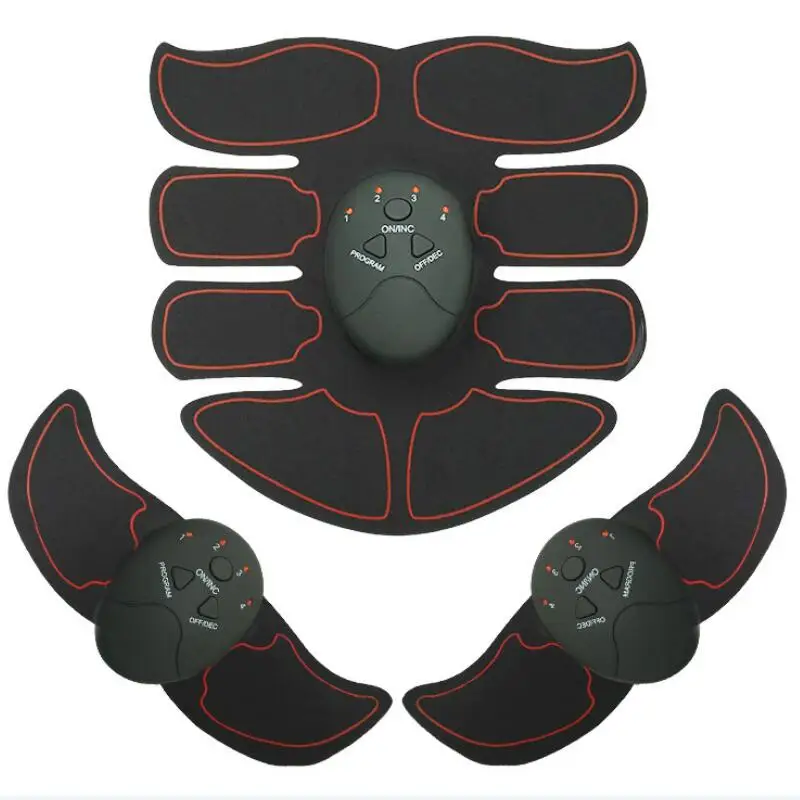 Электрический тренажер для мышц стимулятор брюшной руки Ems массажная машина