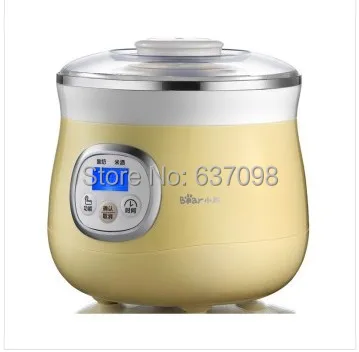 

Китайский Йогуртница guangdong Bear, 1 л, Йогуртница, 1 л, SNJ-530 110-220-240в, здоровый керамический интерьерный горшок