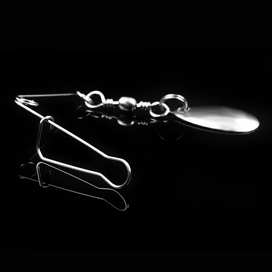 10pcs Stainless Steel Balance Bracket Fishing Connector Barrel Swivels Rolling Hook Line Link with Metal Spoon Lure Tool | Спорт и