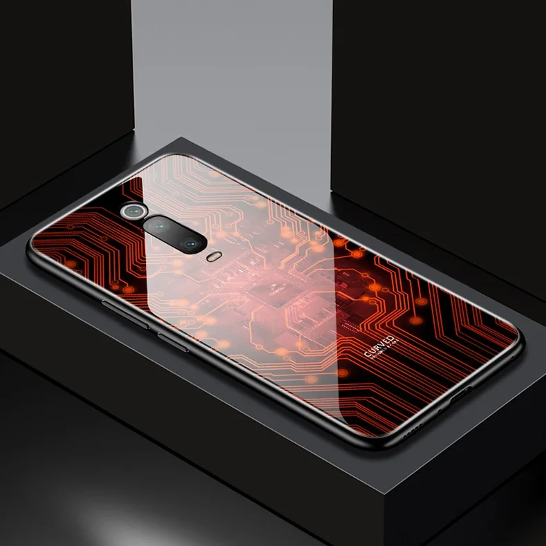 Чехол из закаленного стекла GKK для xiaomi redmi K20 Pro Чехол с защитой от воды и ударов чехол с мягкими краями для xiaomi mi 9T Pro Чехол Fundas