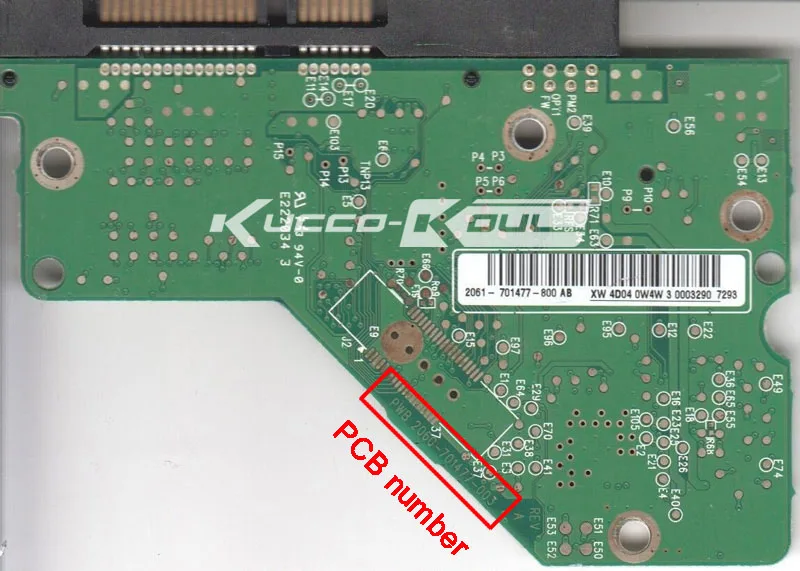 HDD PCB Материнская плата 2060 701477 003 REV A для WD 3 5 SATA жесткий диск восстановление