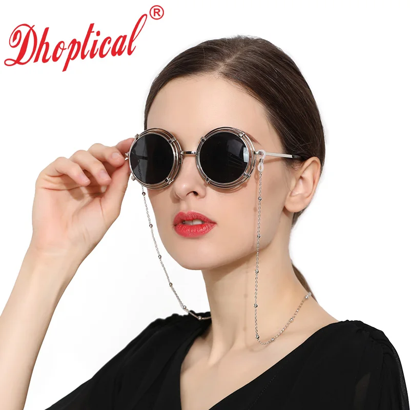 

eyewear chain metal decorate reading glasses chain 10pcs wholesale gold silver chain by dhoptical