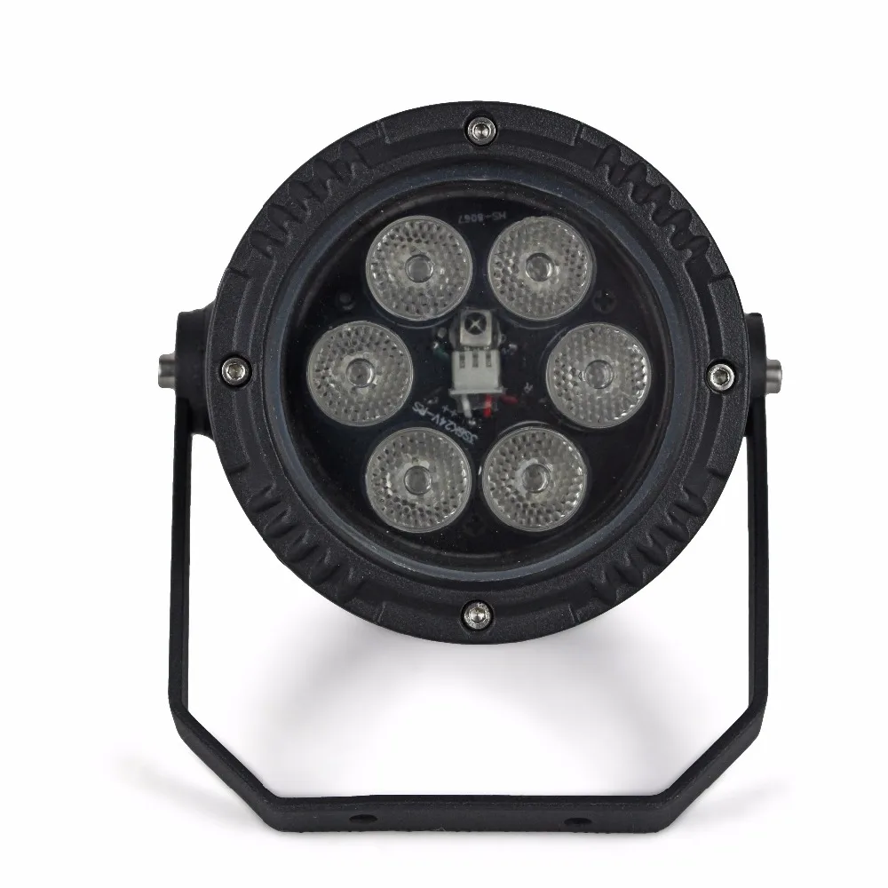 2 шт./лот LED Par Light с 6 шт. лампами бусинами 3 Вт RGB пульт дистанционного управления