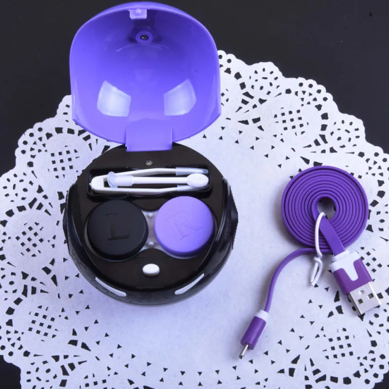 Newly Contact Lens Washer Automatic Cleaner Cleaning Cute USB Plastic Adorable Ball Mask DO99 | Аксессуары для одежды