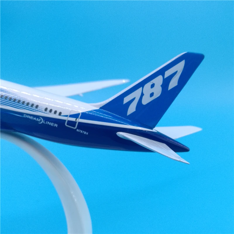 20 см Прототип авиалиний Boeing 787-800 модель самолета из сплава прототип B787 самолет