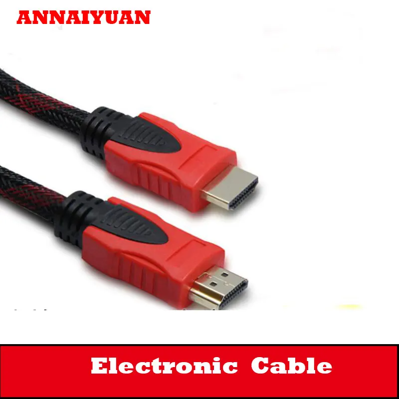Бесплатная доставка телевизионный кабель 1 4 HDMI 15 метров высокой четкости для