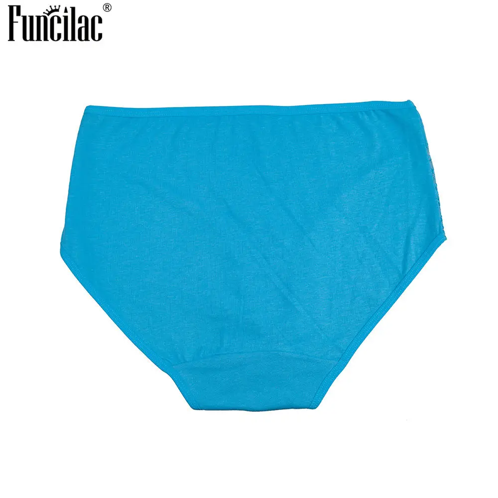FUNCILAC женские сексуальные кружевные хлопковые трусы нижнее белье мягкие