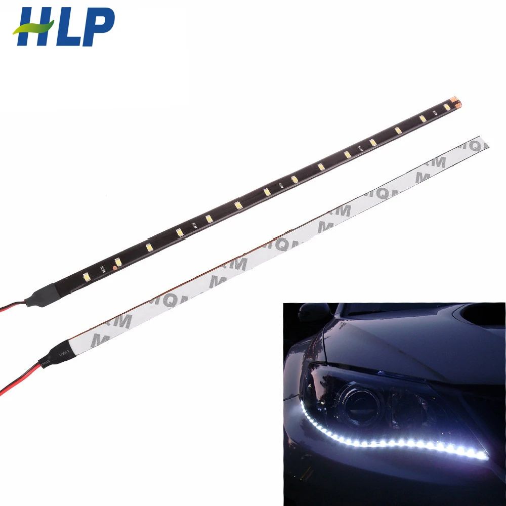 2 шт. светильник для автомобиля мотоцикла светодиодный 3528SMD 30 см DC12V со