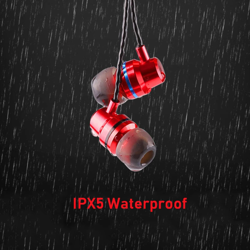 Беспроводной связи Bluetooth устойчивое спортивные наушники с микрофоном и