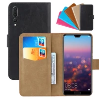 luxury wallet case for huawei p20 pro pu leather retro flip cover magnetic fashion cases strap