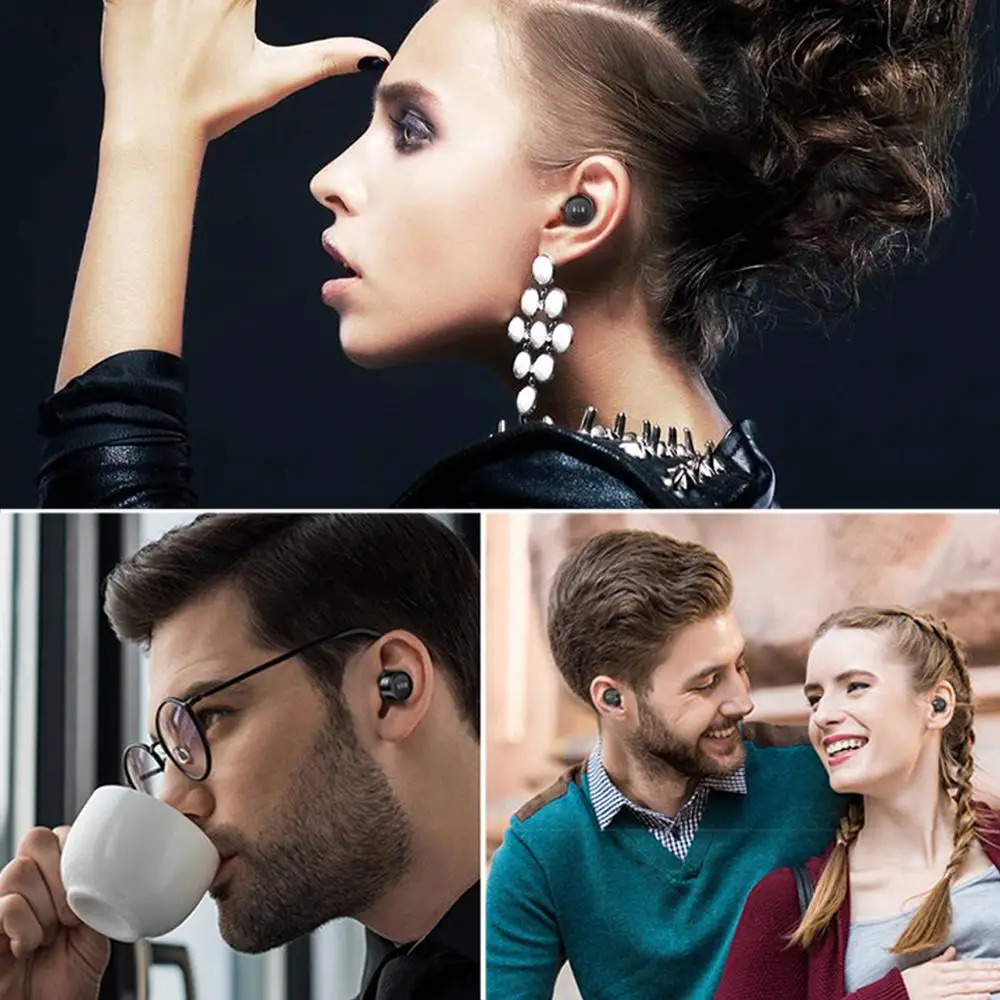 Наушники вкладыши TWS с S5 Беспроводной Bluetooth 5 0 наушники IPX7 Водонепроницаемый