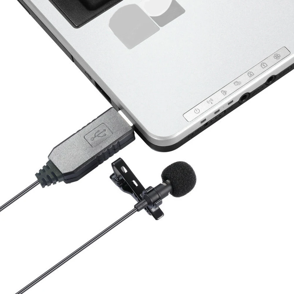 Lavalier Mini Durable Laptop Portable USB Microphone Video Recording Lightweight Skype Clip-on | Электроника