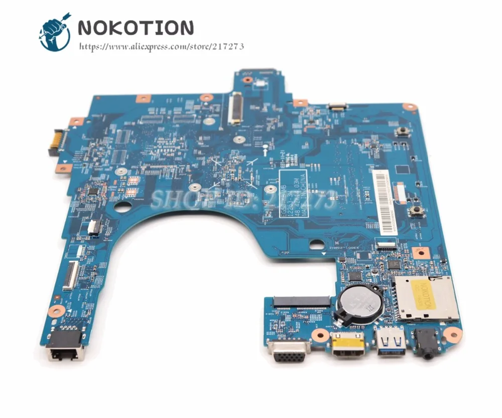 NOKOTION для acer aspire E1-522 NE522 материнская плата для ноутбука DDR3 NBM811100N EG50-KB MB 12253-3M 48.4ZK14.03M основная плата