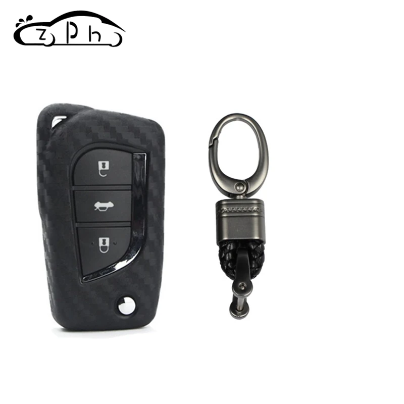 Карбоновый чехол для Toyota Auris Corolla Avensis Verso Yaris Aygo Scion TC IM 2015 2016 Camry Highlander|Футляр