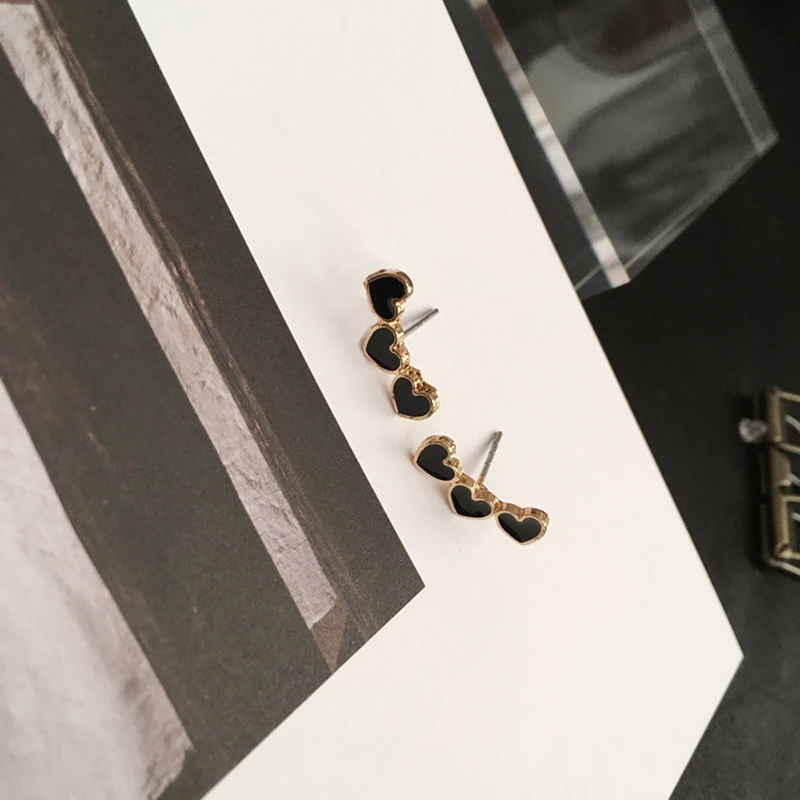 Fashion Women Cute Stud Earrings For Accessories Girls Simple Heart Jewelry Gift boucle d'oreille femmes | Украшения и