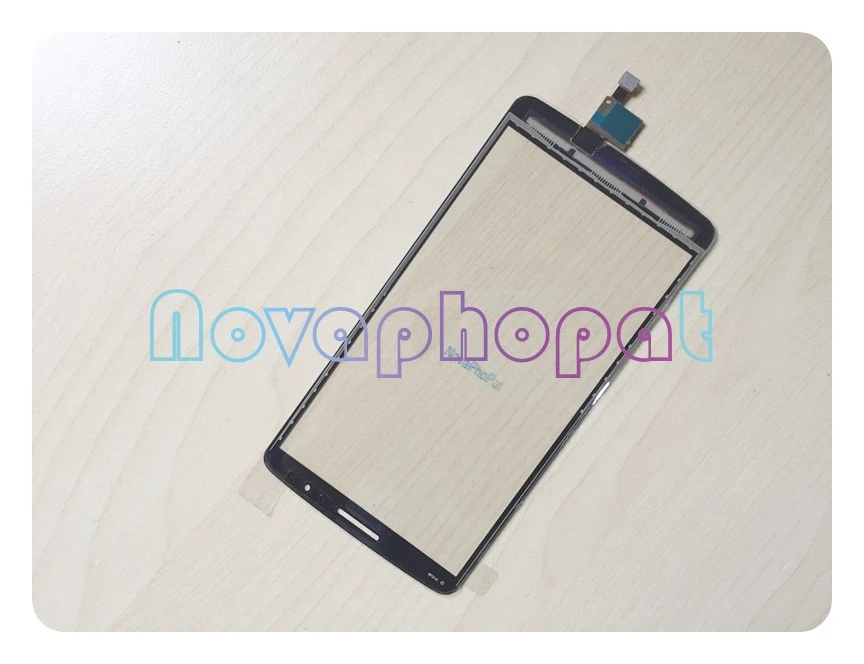 Novaphopat черный/белый/серый сенсорный экран для LG G3 D850 D855 D858 дигитайзер Замена +