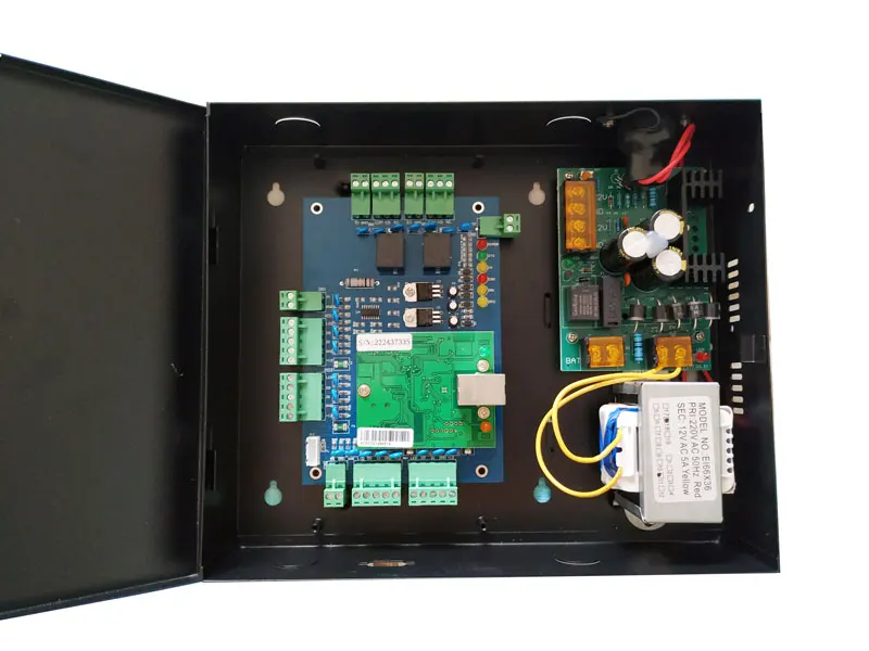 Две строки платы контроля доступа TCP/IP система с источником питания 110 В/220 В sn:L02 _