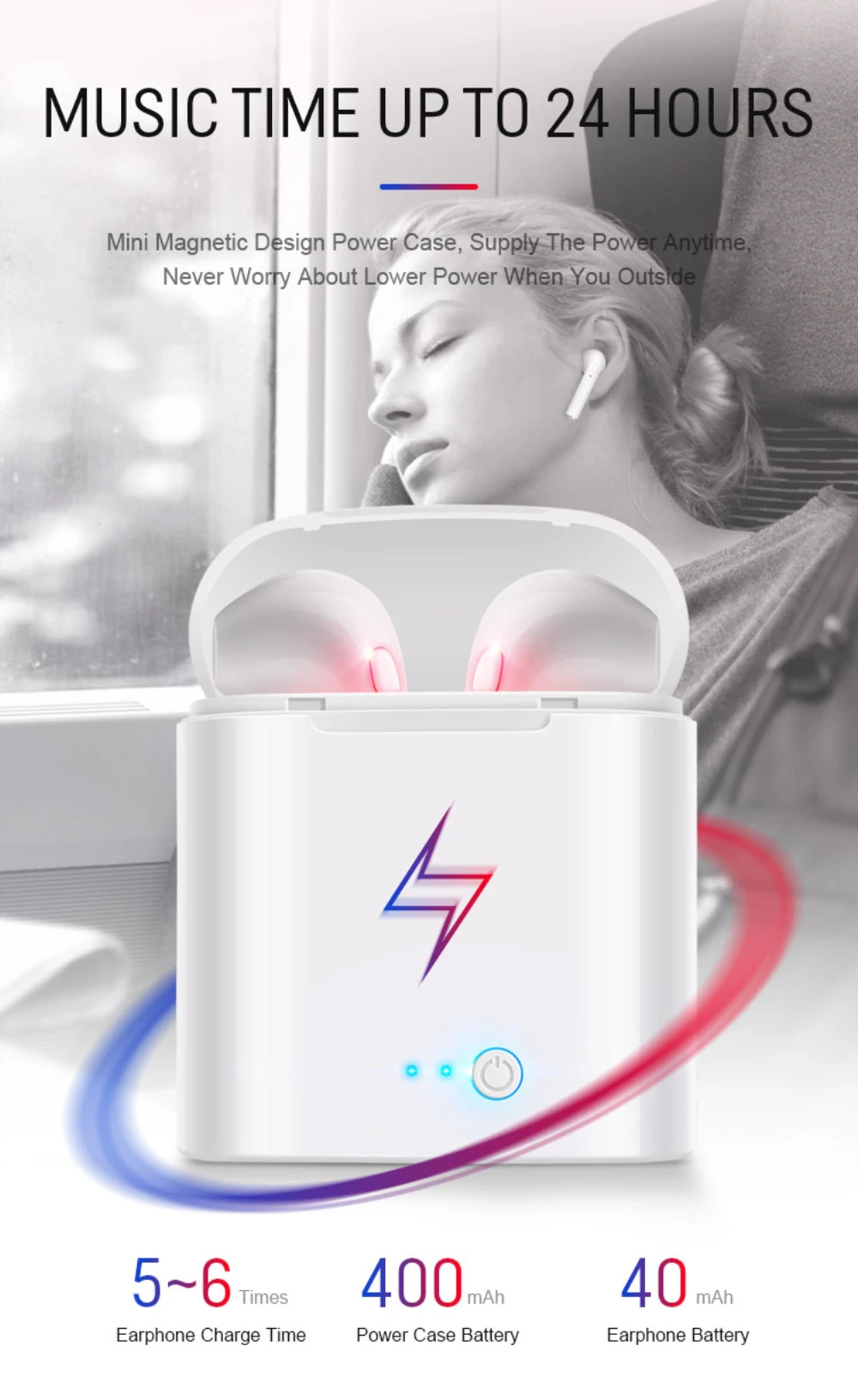 I7s TWS беспроводные наушники спортивные наушники I7 Bluetooth наушники гарнитура с микрофоном для смартфона IPhone Xiaomi samsung huawei LG