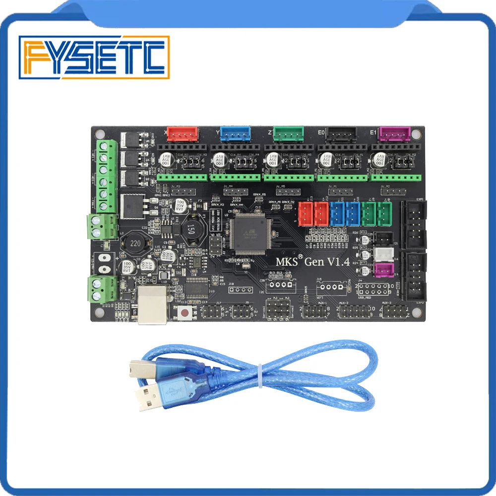 Последние 3D принтер Gen V1.4 плата управления Mega 2560 R3 материнской Ramps1.4 совместимость